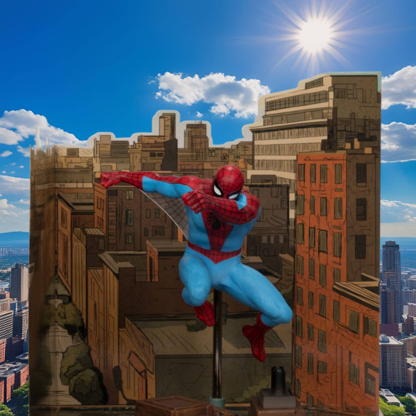 Marvel PVC Statue Spider-Man (Gold Label) 15 cm (2025) | Collector Edition